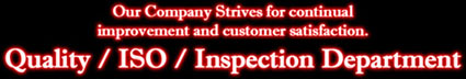 Quality/ISO/Inspection Department: Midwest Patterns, Inc. of Quincy, Illinois Strives for continual improvement and customer satisfaction. Quality/ISO/Inspection Department: Our Company Strives for continual improvement and customer satisfaction.